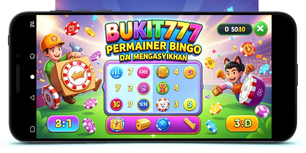 Tampilan permainan Bingo BUKIT777 yang menarik dan interaktif.