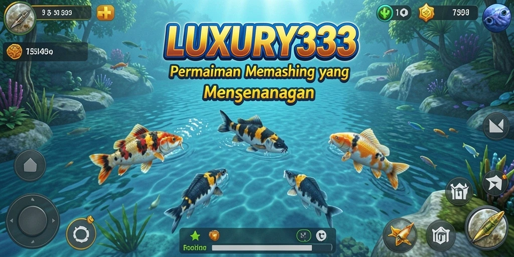 Tampilan gameplay LUXURY333 yang menampilkan pengalaman memancing yang seru.