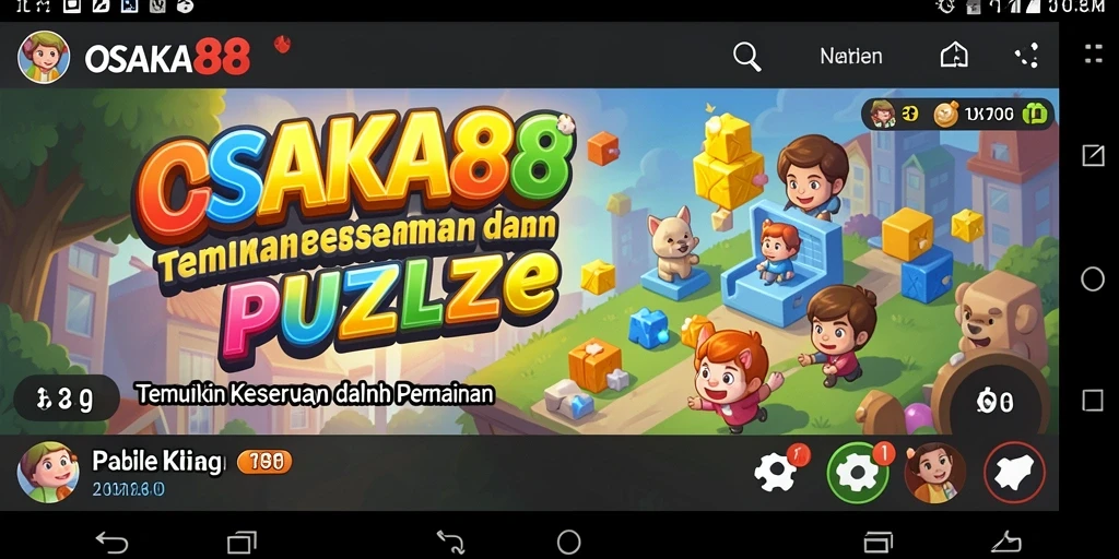 Screenshot gameplay OSAKA88 dengan tantangan puzzle yang menarik.