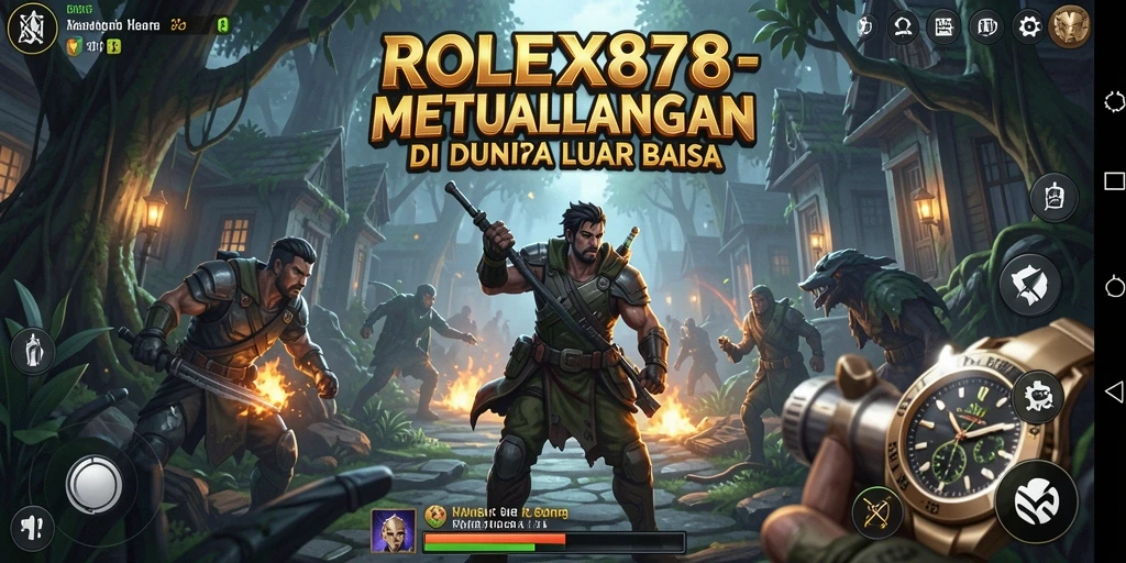 Gameplay ROLEX878 yang penuh aksi dan petualangan menarik.