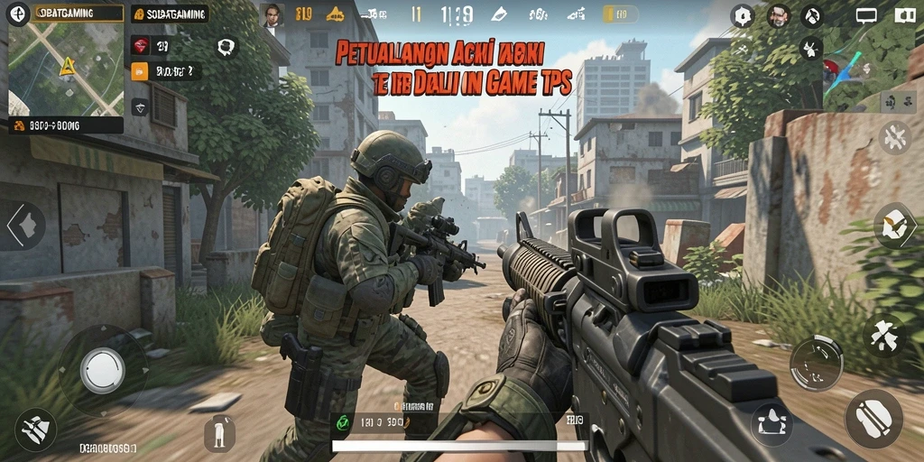 Tampilan gameplay seru dan aksi mendebarkan dalam SOBATGAMING.